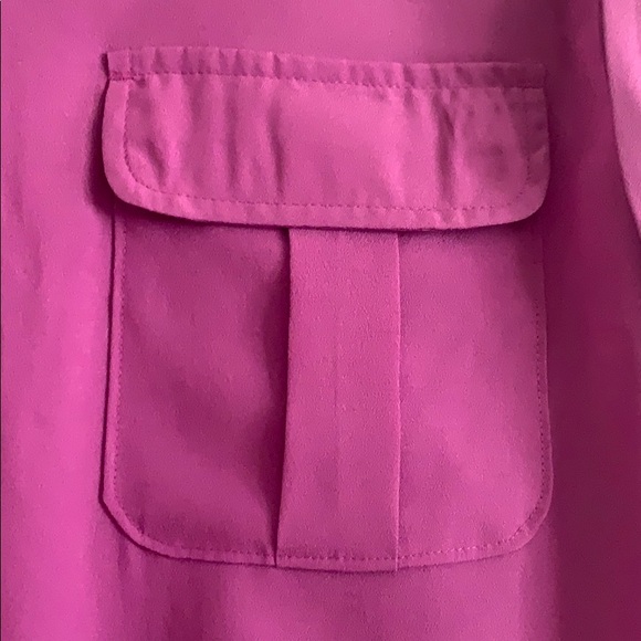 Calvin Klein purple blouse. Size L - Picture 4 of 8
